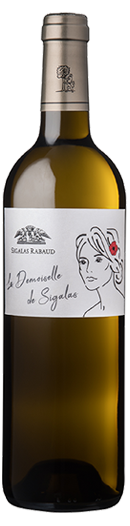 La bouteille du vin La Demoiselle de Sigalas.