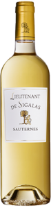La bouteille du vin Le Lieutenant de Sigalas.