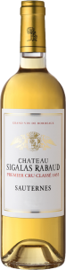 La bouteille du vin Le Château Sigalas Rabaud.